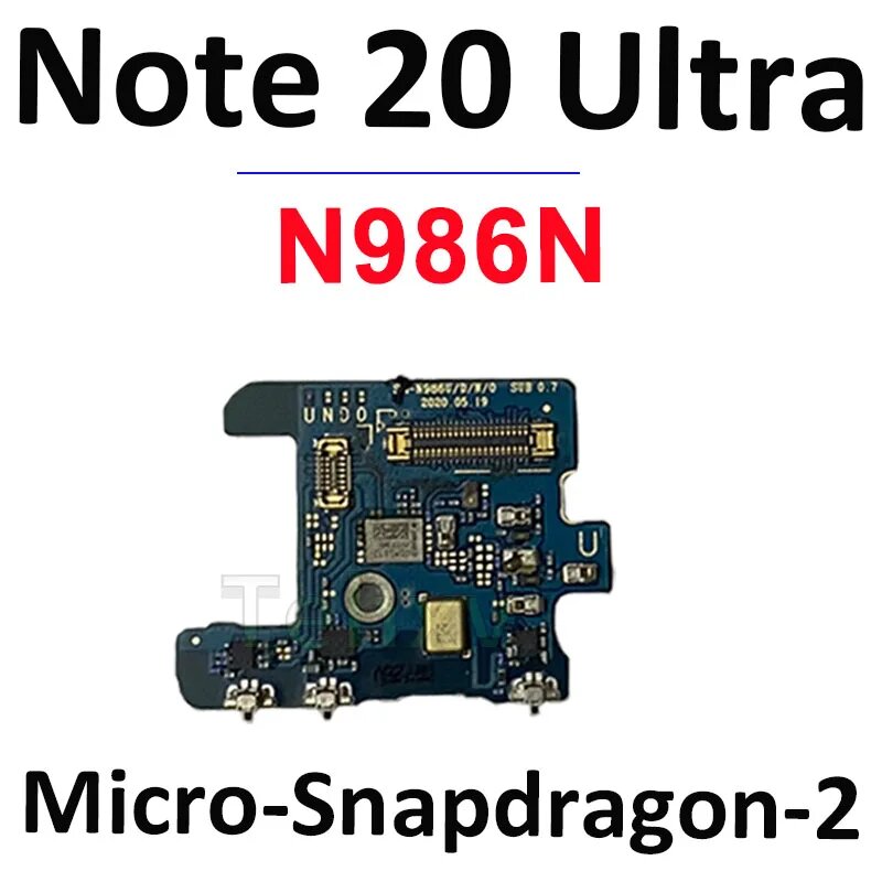 Зарядная плата антенны сигнала Wi-Fi 5G NFC, беспроводная катушка, микрокабель, вспышка для Samsung Galaxy Note 20 Ultra N986B N986U N985F