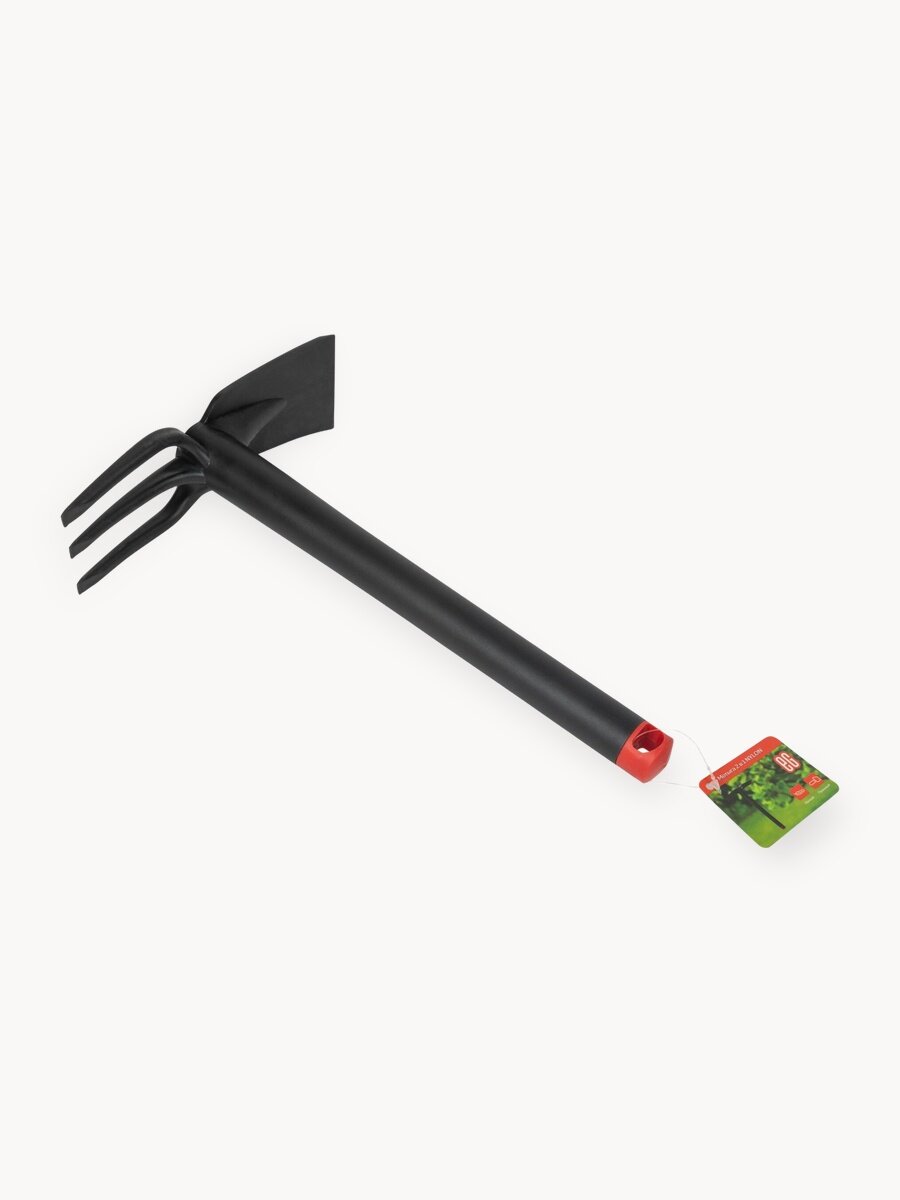 Садовая мотыга ЕГ NYLON рыхлитель комбинированная тяпка для огорода 2 в 1 32 см