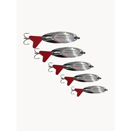 Кастмастер блесна колебалка для рыбалки на жереха, судака, щуку, окуня / Набор блесен колеблющихся 5шт