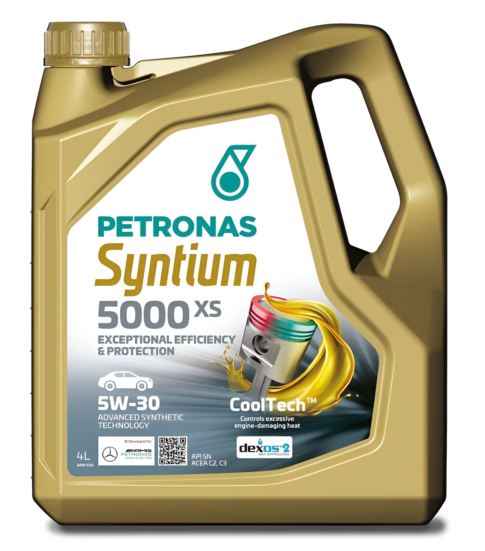 PETRONAS Масло моторное (синтетическое) 70956k1yeu SYNTIUM 5000 XS 5W-30 4L