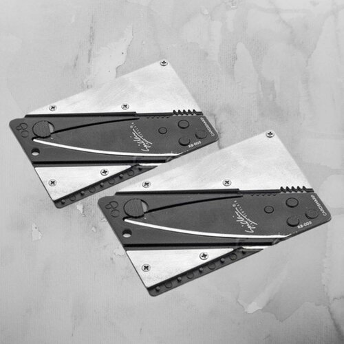 Нож кредитка /Складной нож кредитка / Складной нож / Кредитка / Кредитная карта / Набор 2 шт.