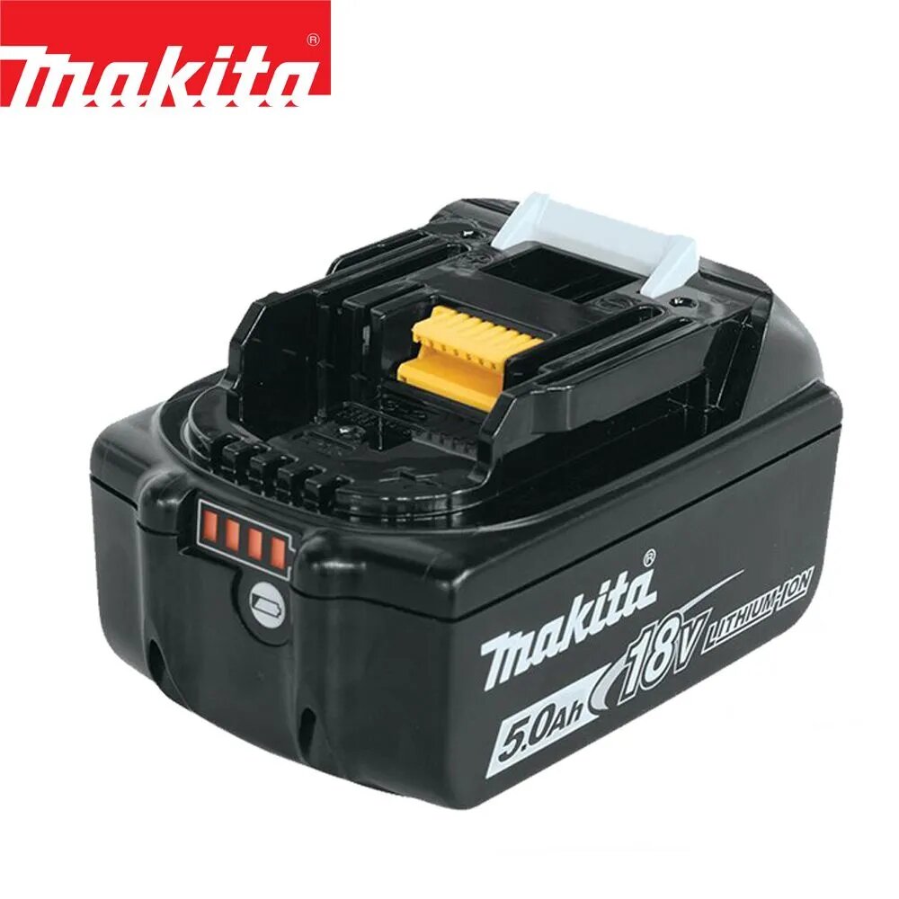 Оригинальный литиевый аккумулятор Makita BL1850B, 18В 5,0Ач, Нет оригинальной коробки