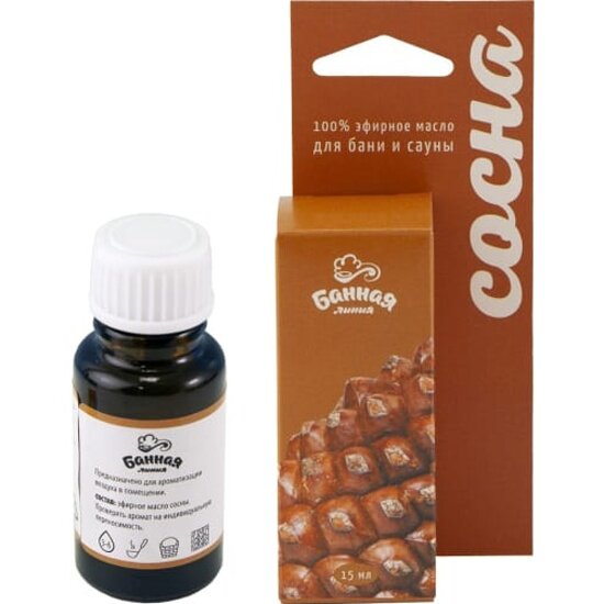 Масло эфирное Банная Линия Сосна 15 мл