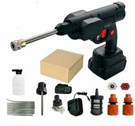Мойка высокого давления аккумуляторная 20V 30 бар 2x4.0Ач 082-2016