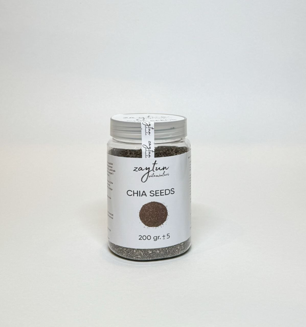 Семена чиа Zaytun 200 г натуральные суперфуд омега 3 и клетчатка — фото 1