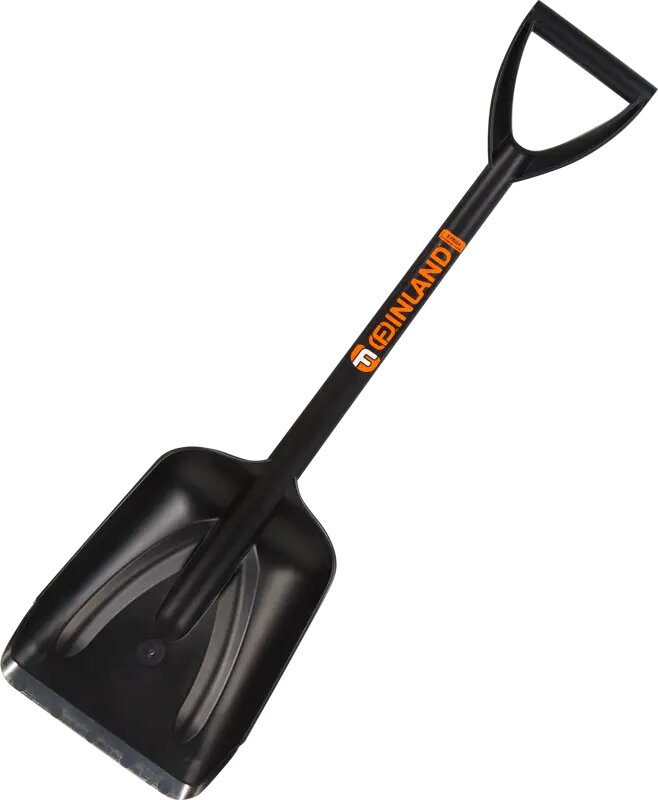 Лопата автомобильная для уборки снега Finland 1904 21x70 см пластик с черенком