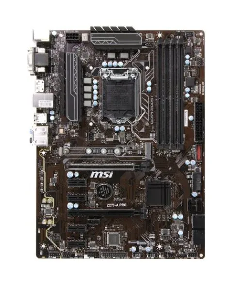 Материнская плата Socket 1151 MSI Z270-A Pro, ATX, поддержка Intel, DDR4