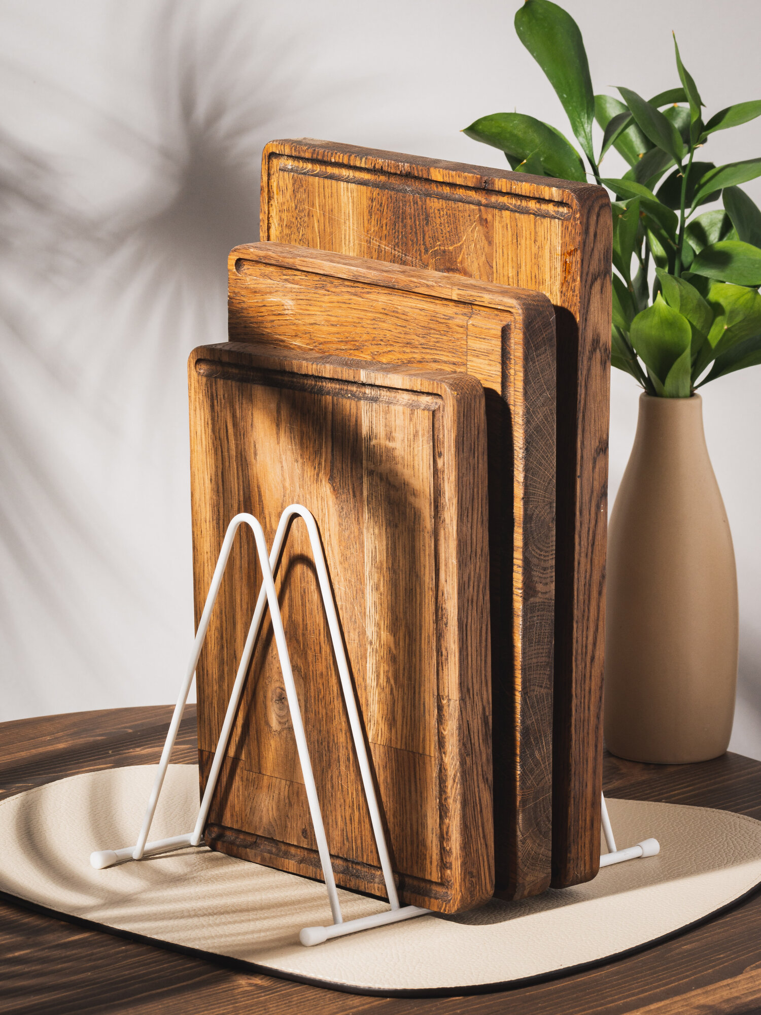 Подставка ilwi INT-W-DU-T-2/2 для разделочных досок настольная лофт