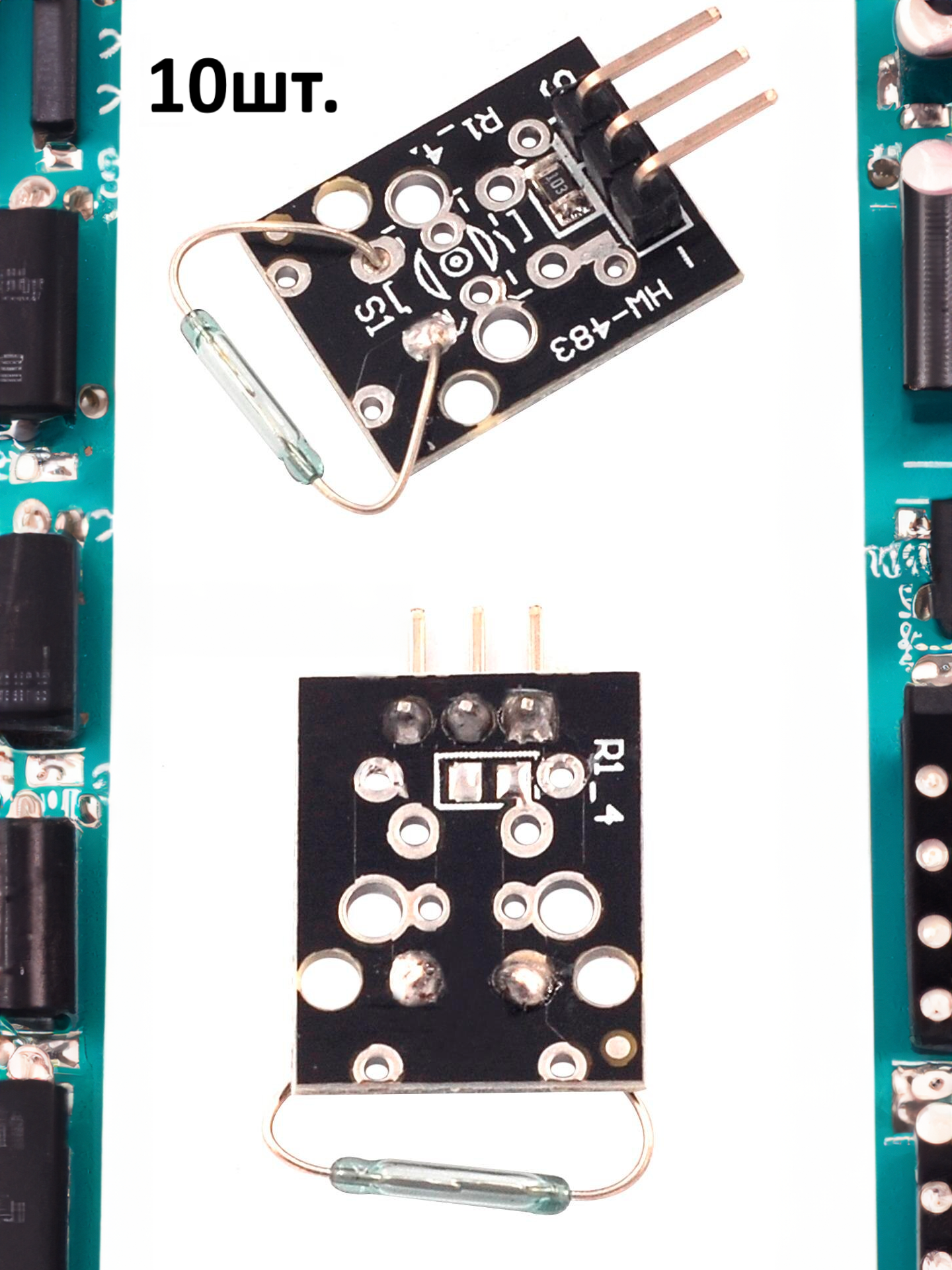 Модуль датчика магнитного поля с герконом KY-021 (HW-497) мини для Arduino 10шт.