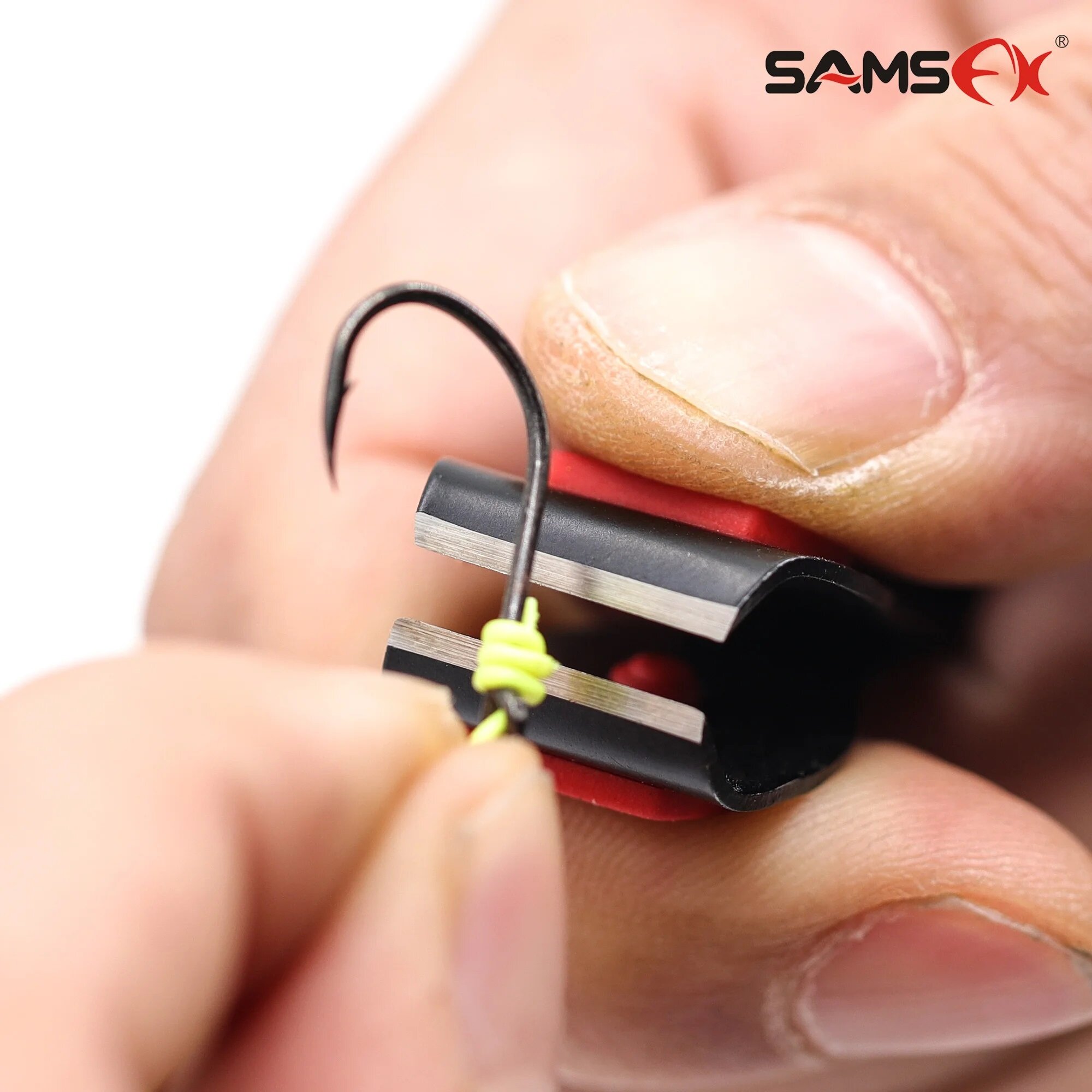 Крючковяз - кусачки для лески, красный — фото 1