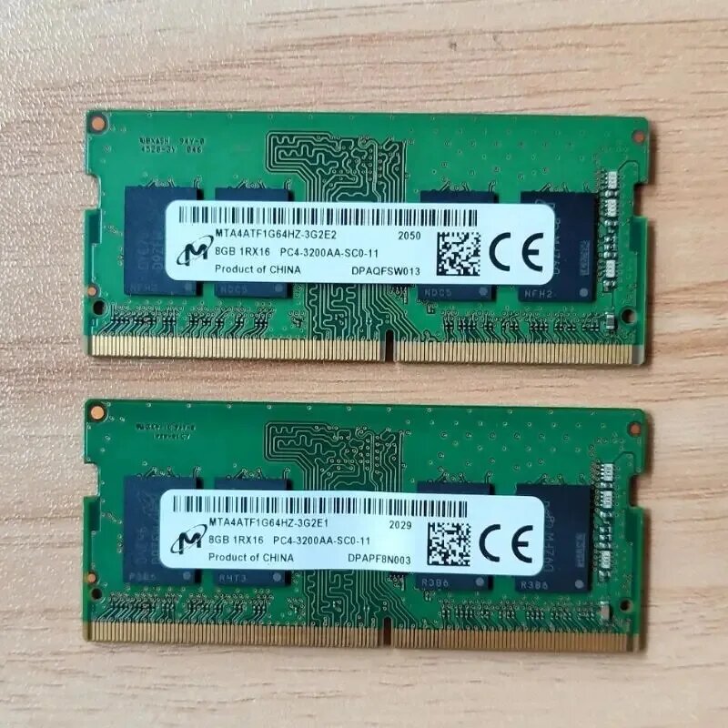 Micron RAMS DDR4 8 ГБ 3200 МГц для ноутбука