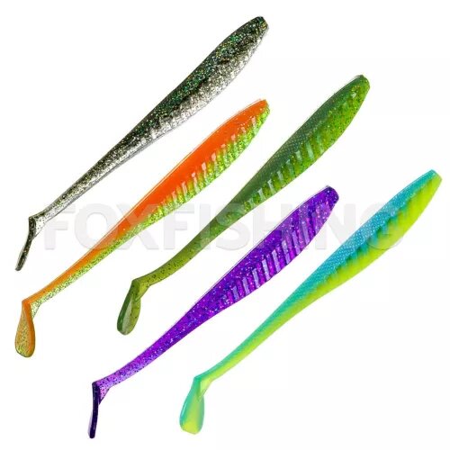 Силиконовая приманка Frapp Hustle Minnow 4.5 116см. 5шт. вес: 6гр. mix2