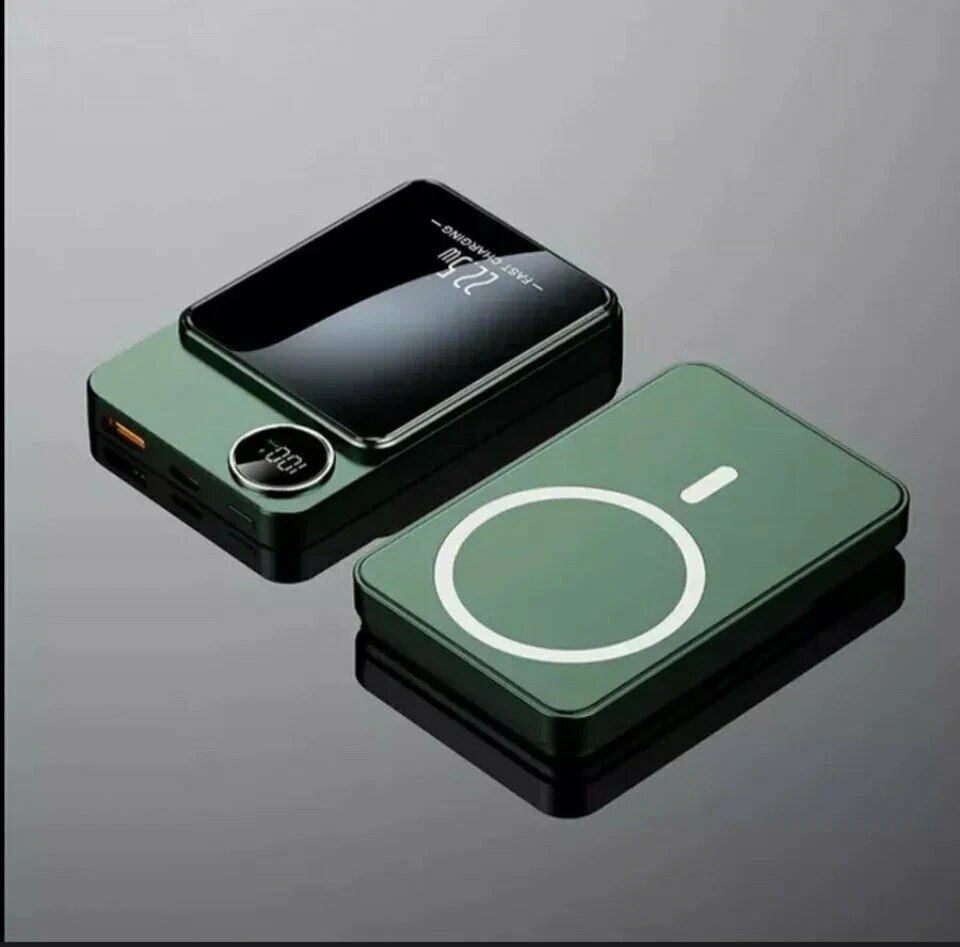 Портативный аккумулятор MagSafe, 10000mAh, беспроводная зарядка