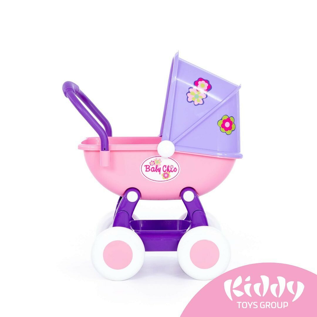 Коляска для кукол Kiddy Toys Group "Baby Chic", детская, для детей от 2 лет, цвет фиолетовый — фото 1