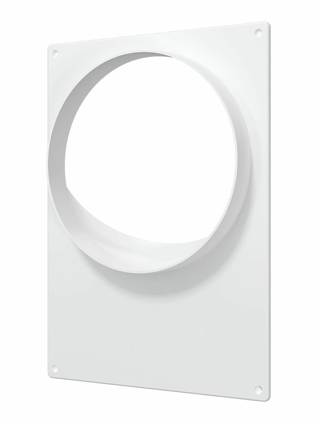 Площадка торцевая ПТП фланец D150 180х250 пластик ERA для присоединения круглых воздуховодов