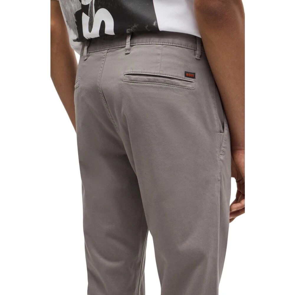 Брюки чинос BOSS, размер 31, серый — фото 1