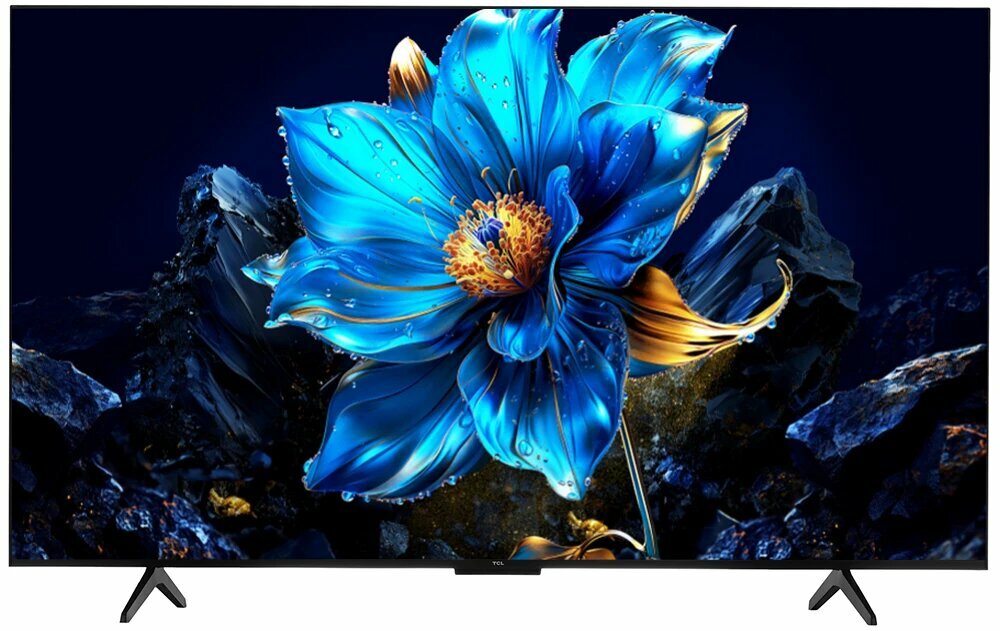 55" (139.7 см) Телевизор TCL 55P7K, черный (Direct LED, QLED, 4K UltraHD, Wi-Fi, 60 Гц, Google TV)