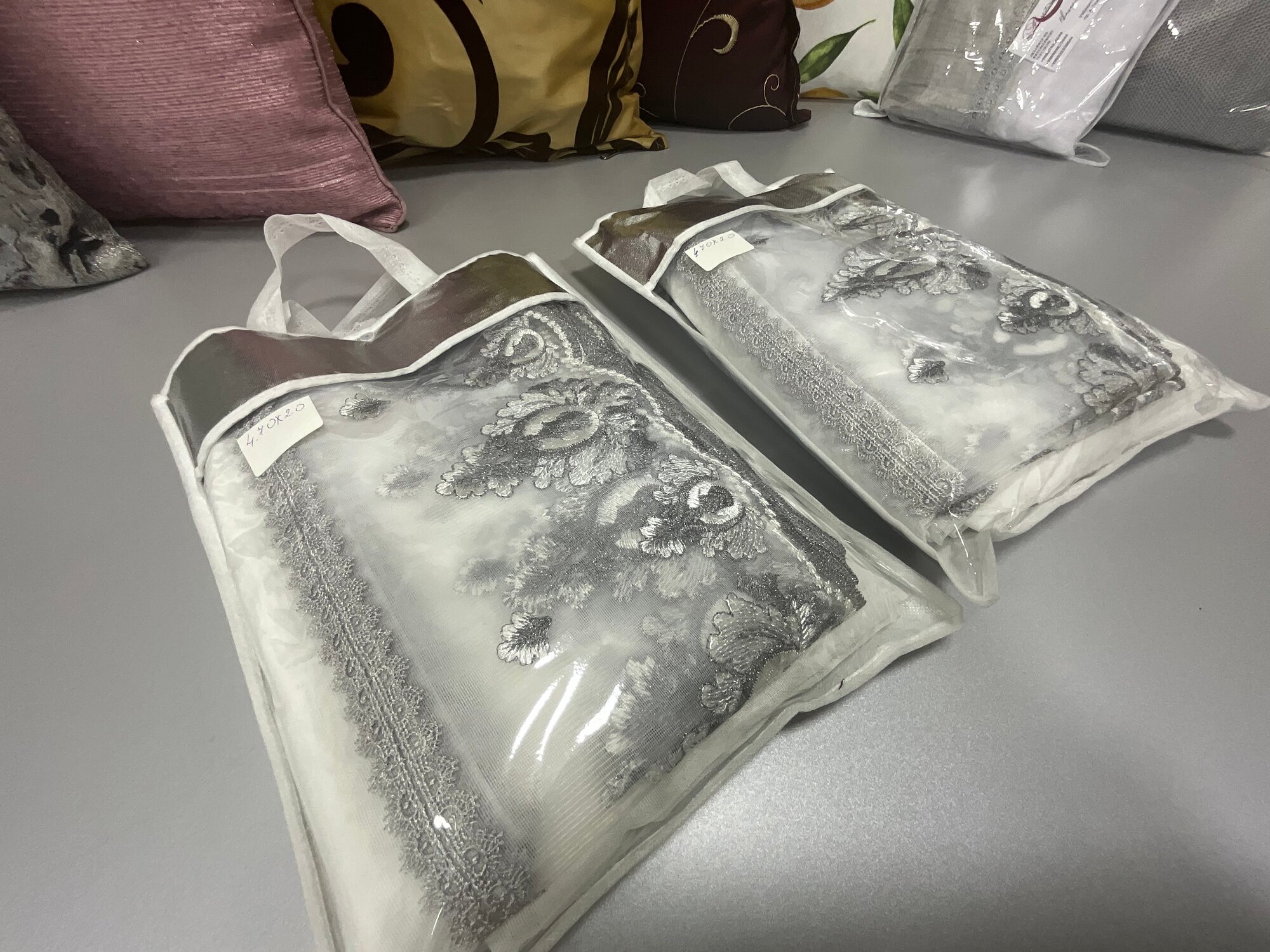 Тюль из эксклюзивных тканей / дизайнерская работа/ в единичном количестве — фото 1