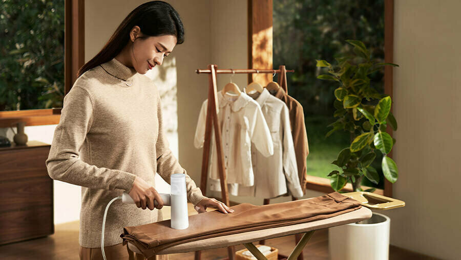 Отпариватель Xiaomi Mijia: обработка детских вещей и текстиля
