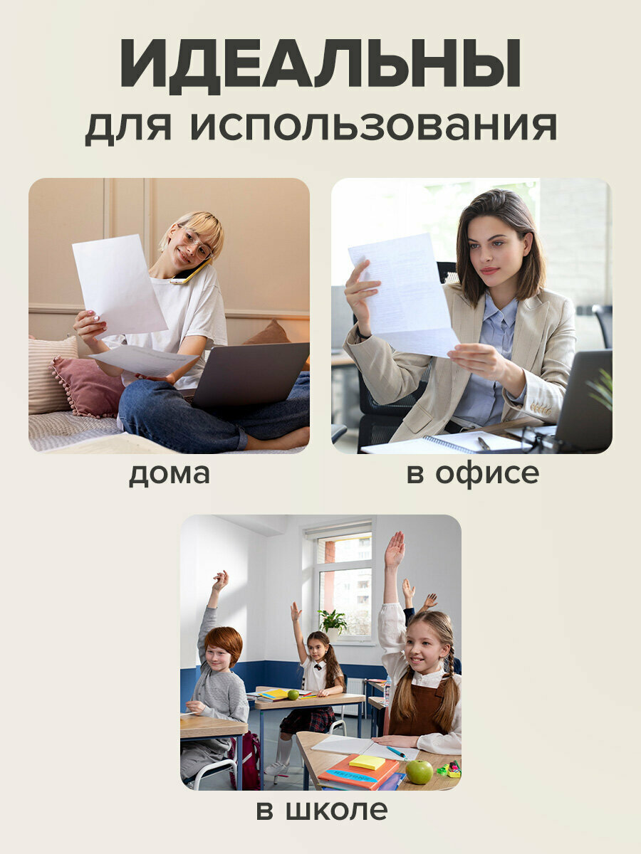 Папка конверт для документов, тетрадей и бумаг А4 с кнопкой, набор 5 штук, канцелярия для школы и офиса, пастельные цвета, Brauberg Pastel, 272866 — фото 1