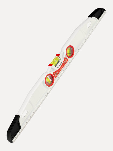 Изображение товара Уровень алюминиевый литой, фрезерованный, 3 глазка, две ударные площадки, 600 мм// Matrix