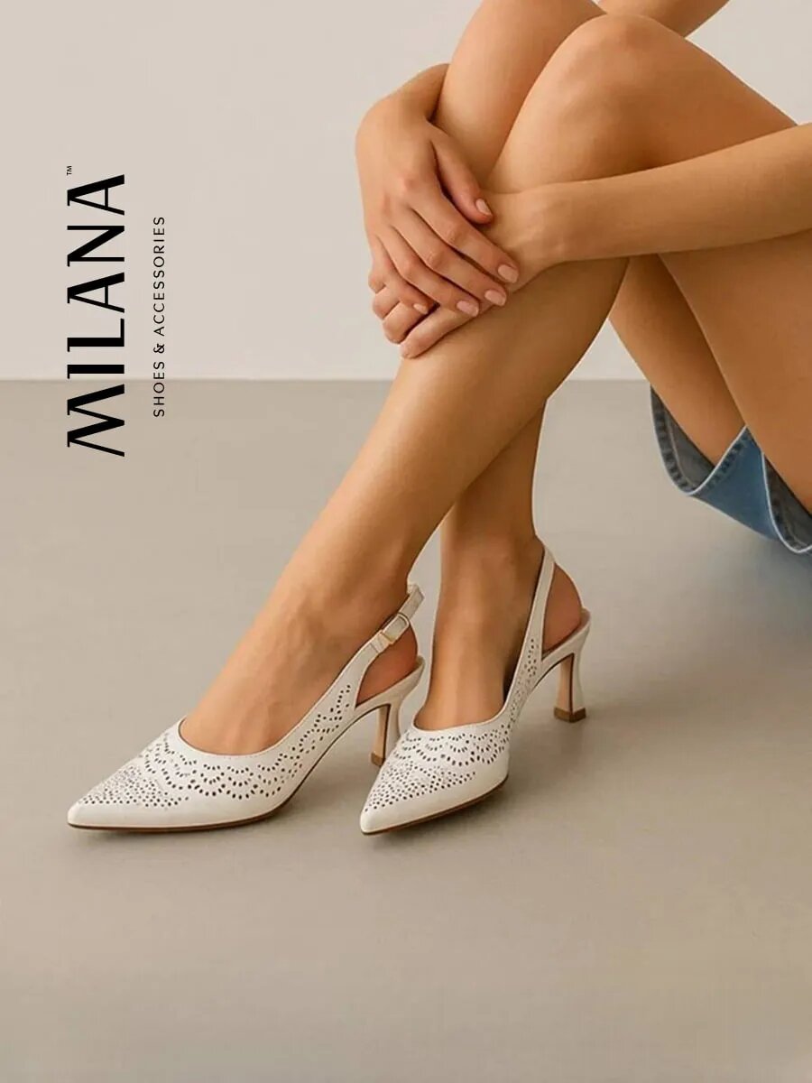 Туфли лодочки Milana, размер 41, белый