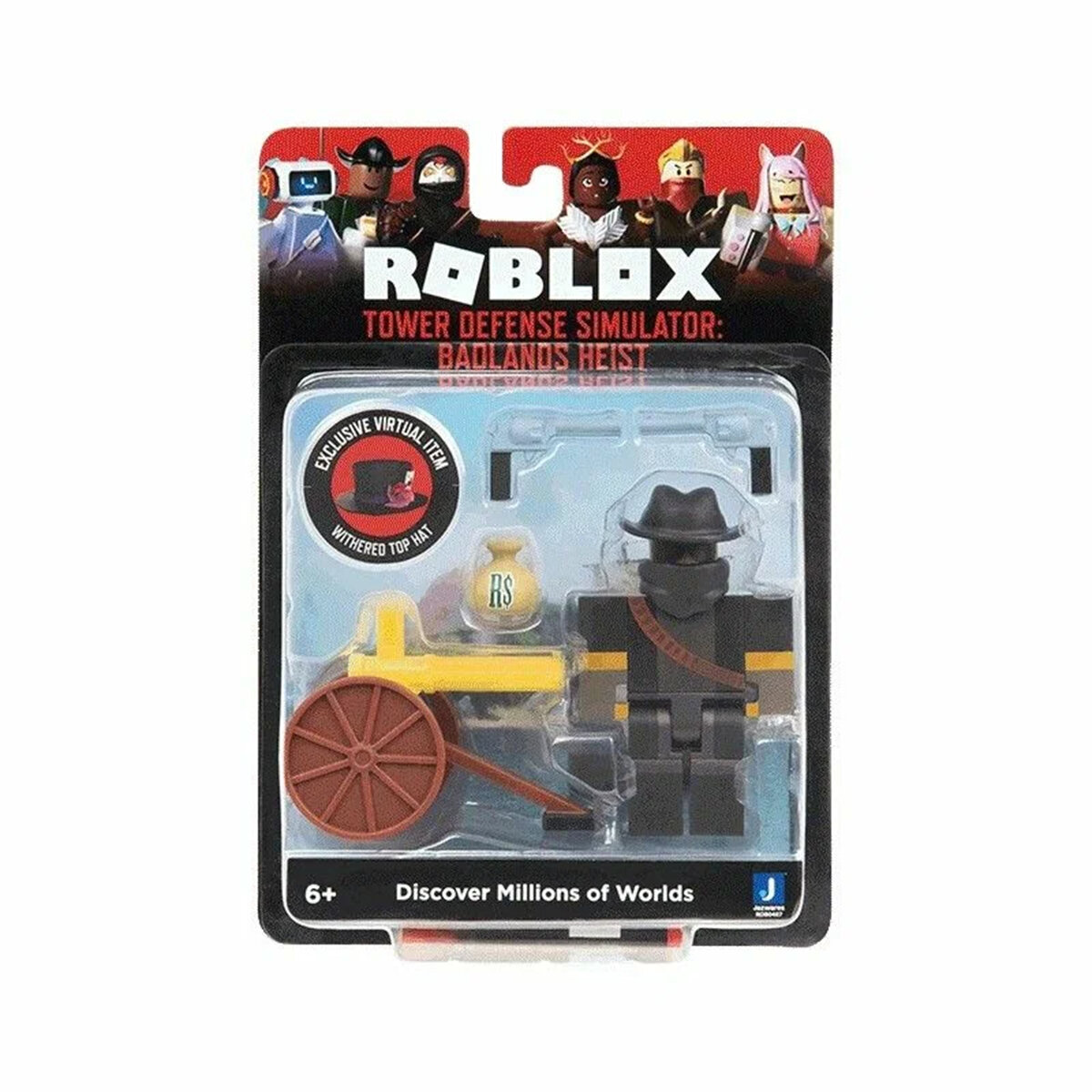 Jazwares Roblox Tower Defense Simulatdr Badlands Heist / Детские кукла, Эксклюзивные виртуальные предметы