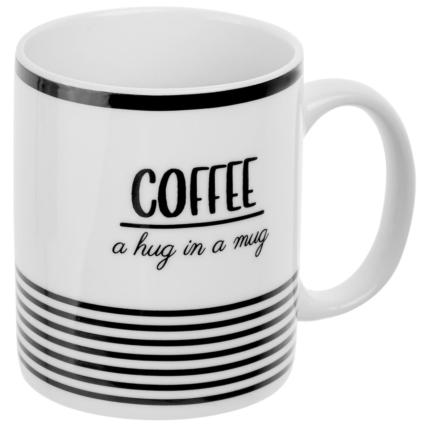 Кружка керамическая для чая для кофе 350 мл PERFECTO LINEA Coffee break-2 белый 30-250102 — фото 1