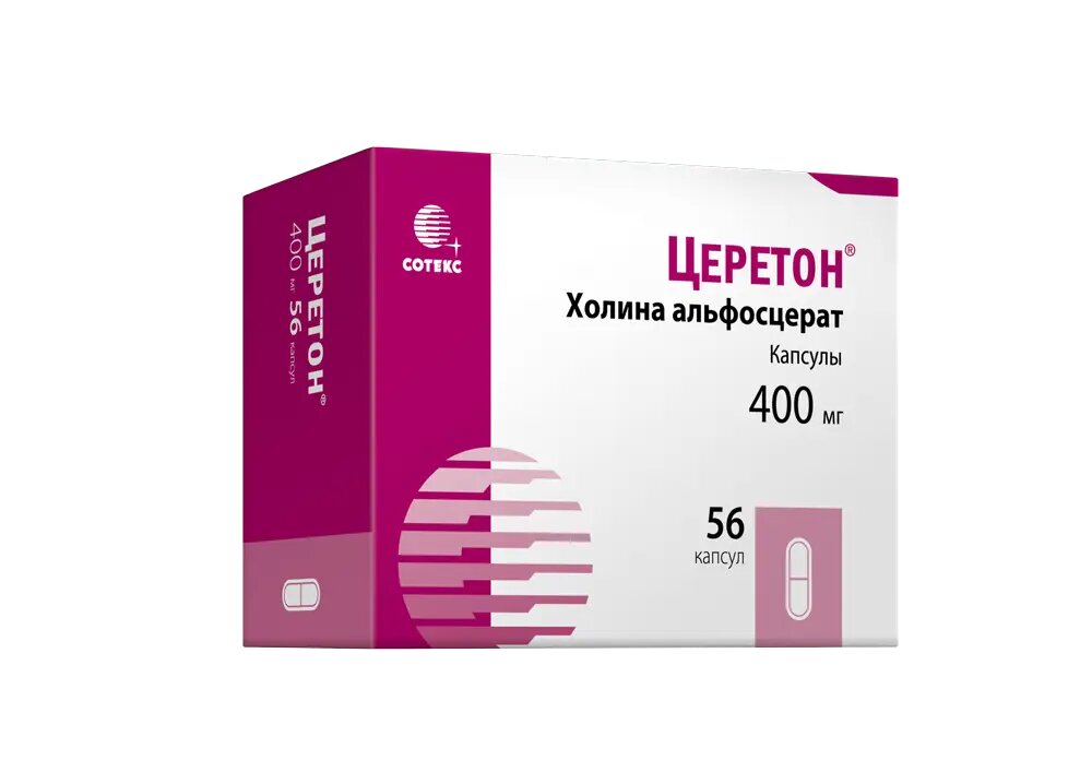Церетон капсулы 400 мг 56 шт