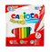 CARIOCA Bravo фломастеры для рисования, утолщенные, набор 12 цвет...
