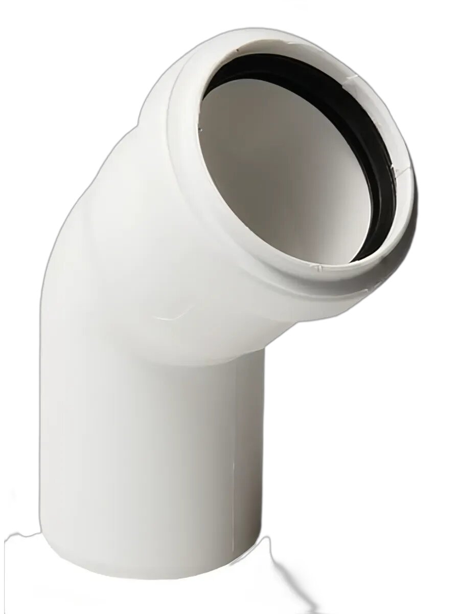 Отвод канализационный Comfort Plus D50 45°