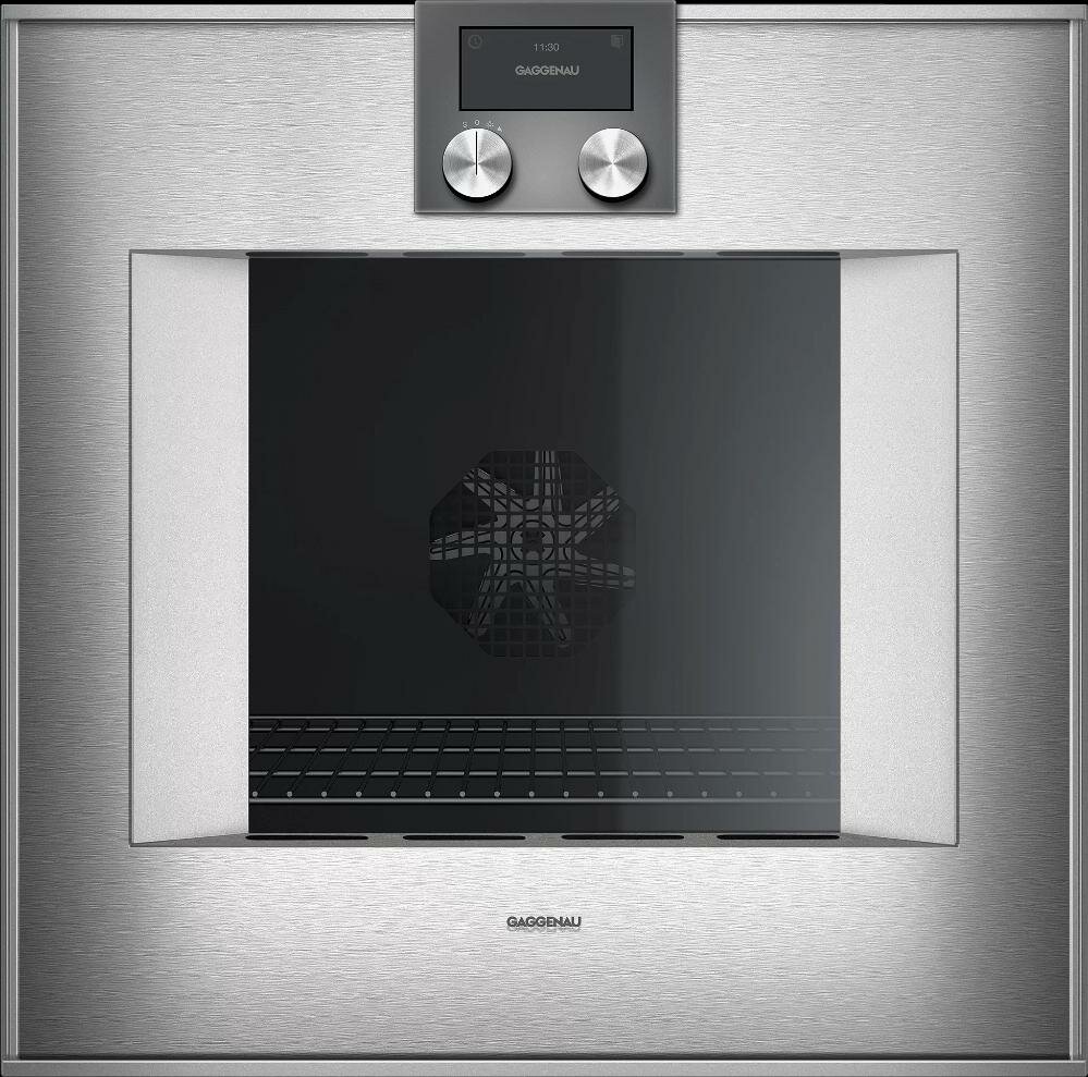 Духовой шкаф Gaggenau Series 400 BO471112, нержавеющая сталь, 76 л, гриль, конвекция, Wi-Fi