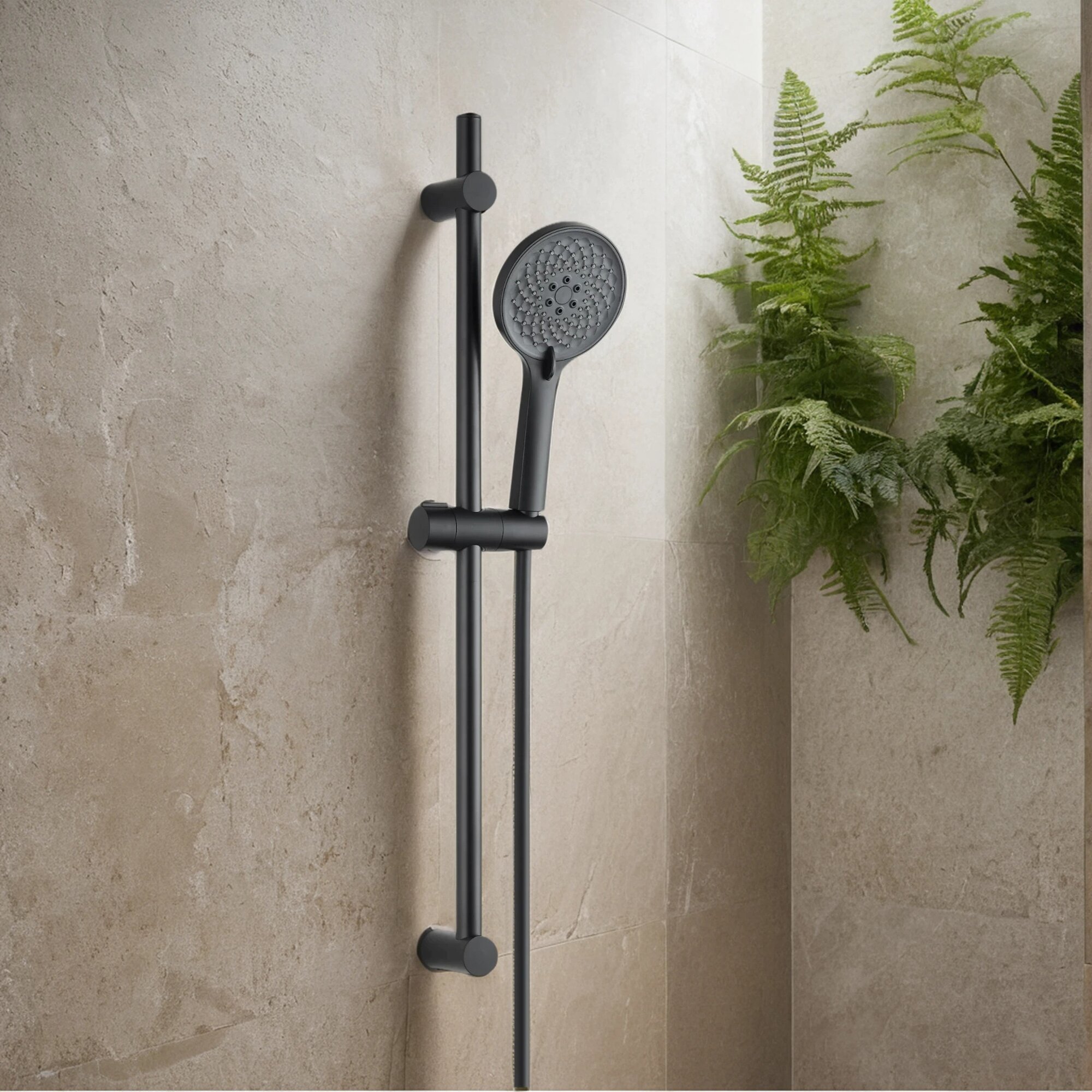 Душевой гарнитур Esko Vert SHS03B 3 режима цвет черный матовый