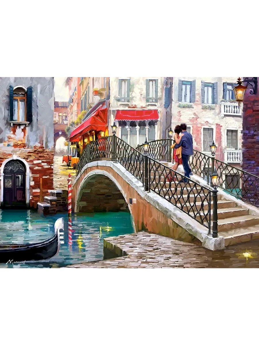 Castorland Пазл Мост, Венеция, 2000 деталей — фото 1