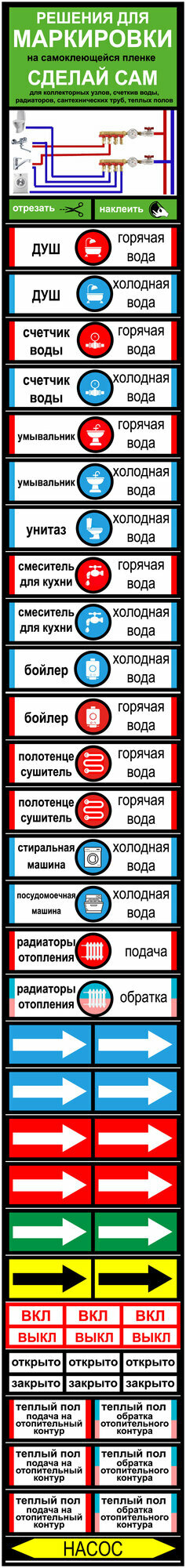 Наклейка «Дом» 600x65 мм полиэстер