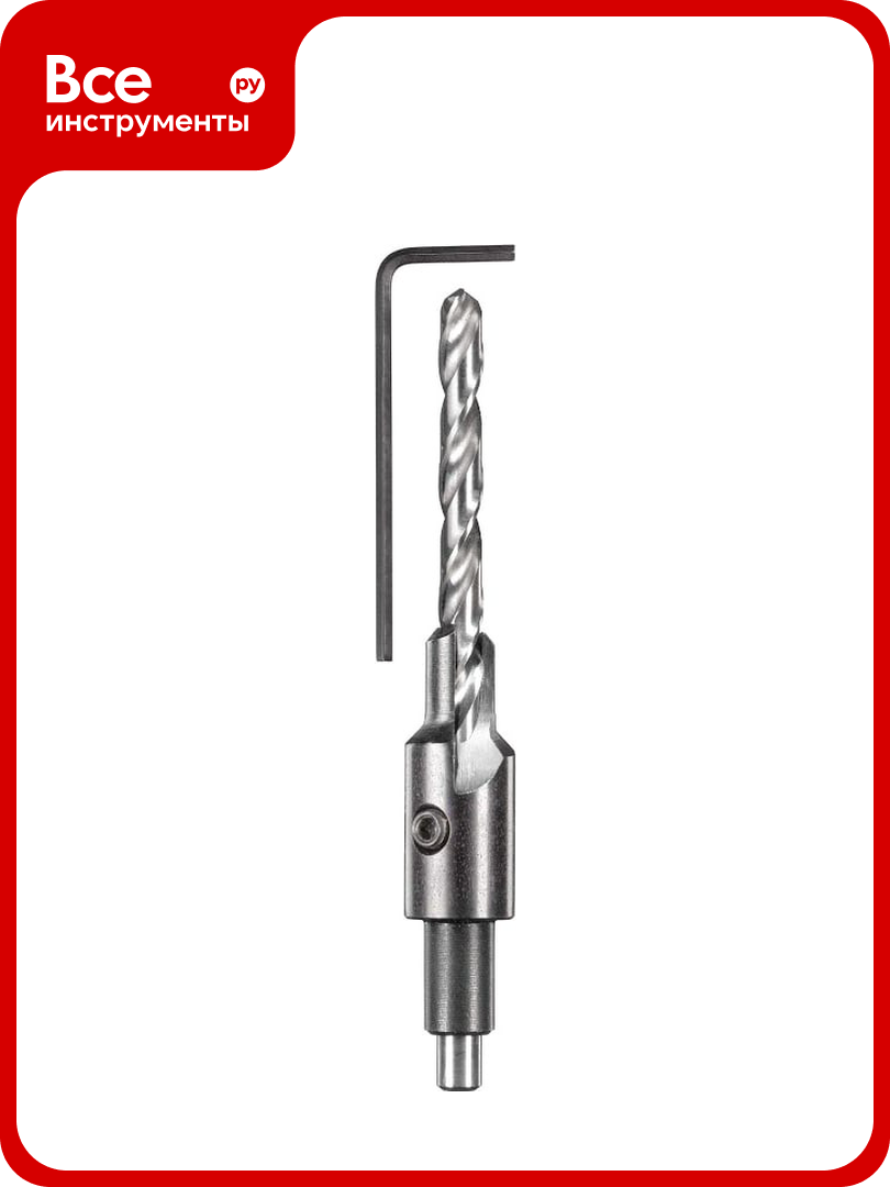 Сверло по дереву  4 5 мм  для конфирмата KWB 5126 04