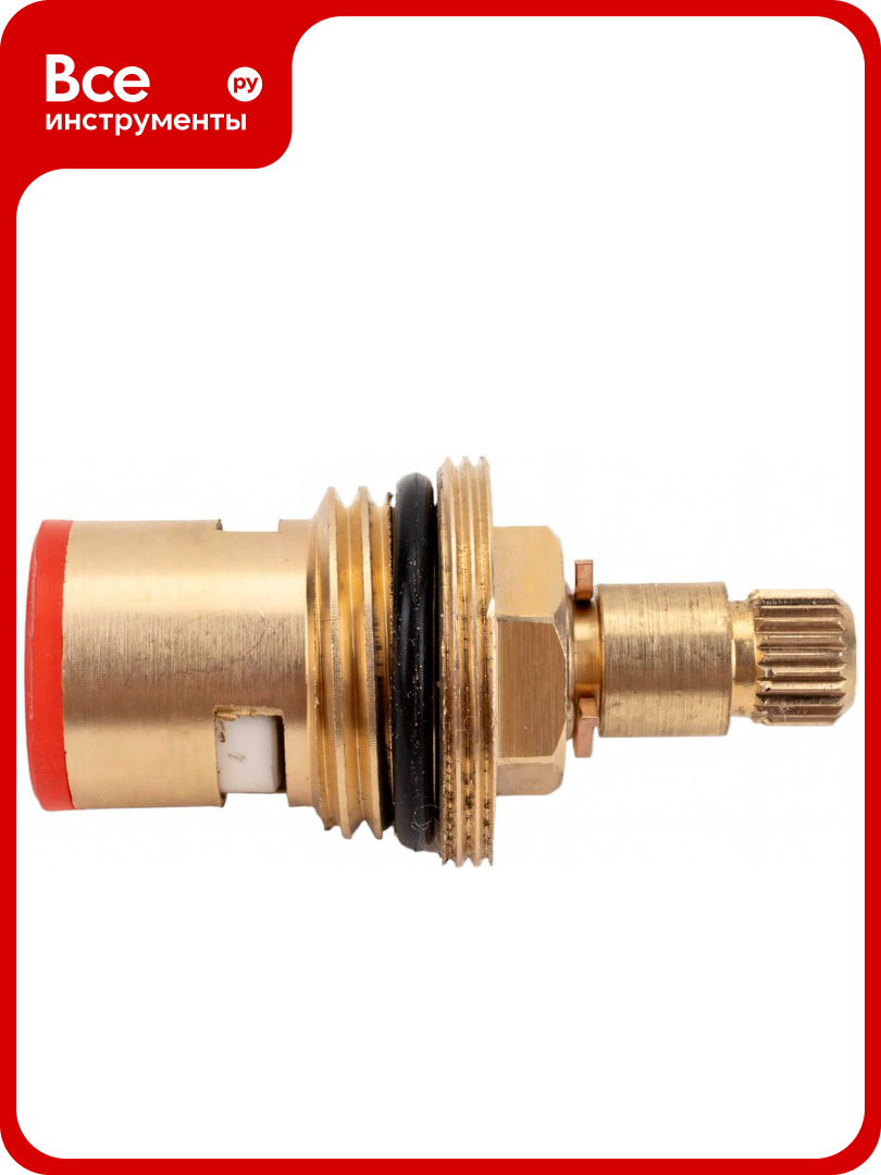 Керамическая кран букса Профсан ПСМ 1 2   24 шлицов 2 резьбы PSM 1291 24