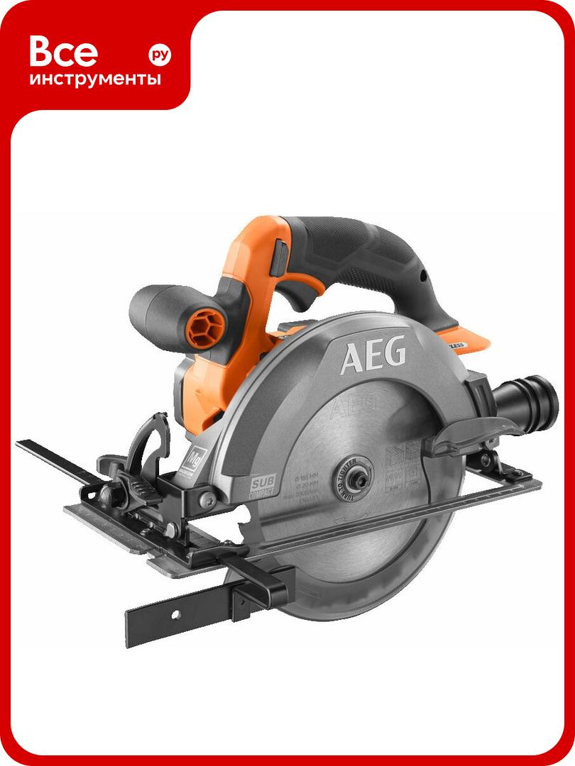 Аккумуляторная циркулярная пила AEG BKS18SBL-0 4935479660