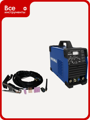 Изображение товара Инверторная, Brima, установка Brima TIG-203P AC/DC Digital 220В НП000001034, контроля параметров сварки используется