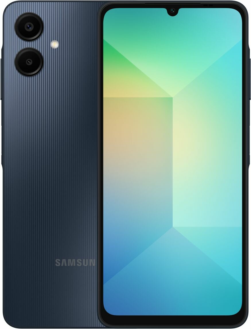 Смартфон Samsung Galaxy A06, 4/64GB, Dual SIM, безрамочный, черный