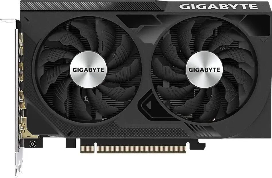 Видеокарта Gigabyte NVIDIA GeForce RTX 4060 GV-N4060WF2OC-8GD 8ГБ Windforce, GDDR6, OC, Ret
