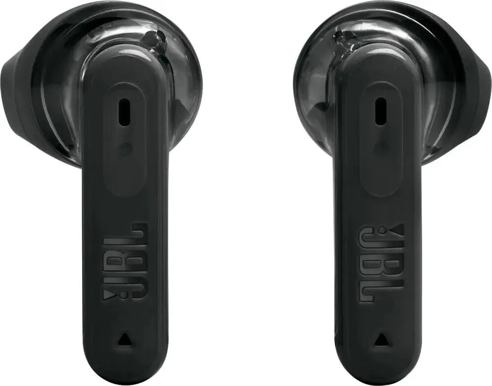 Гарнитура беспроводная (наушники) JBL Tune Flex 2 Ghost, Bluetooth, 55мАч, Прозрачный/Черный, JBLTFLEX2GBLK - фото №4