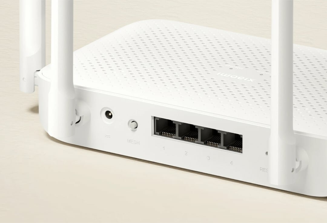 Wi-Fi роутер Xiaomi AX1500 RU/белая/4 антенны с мощным усилением — фото 1