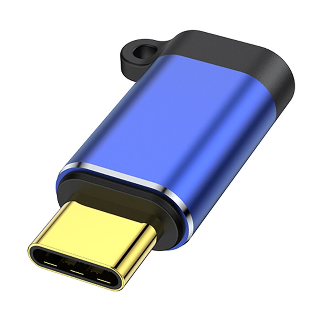 Розетка освещения к розетке типа C для соединения с отверстием для троса-синий-переднее отверстие