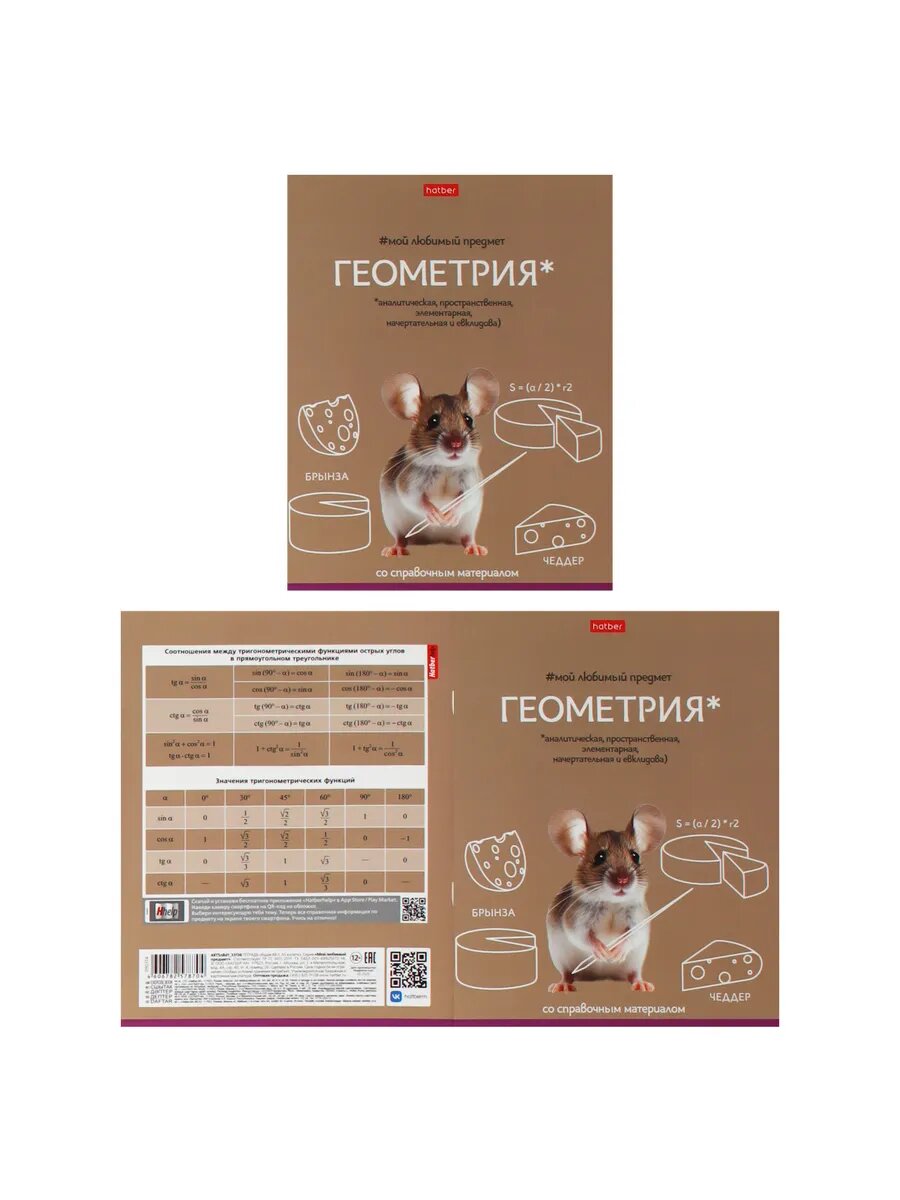 Комплект тетрадей предметных 12 шт, 48 листа - 1ед. — фото 1