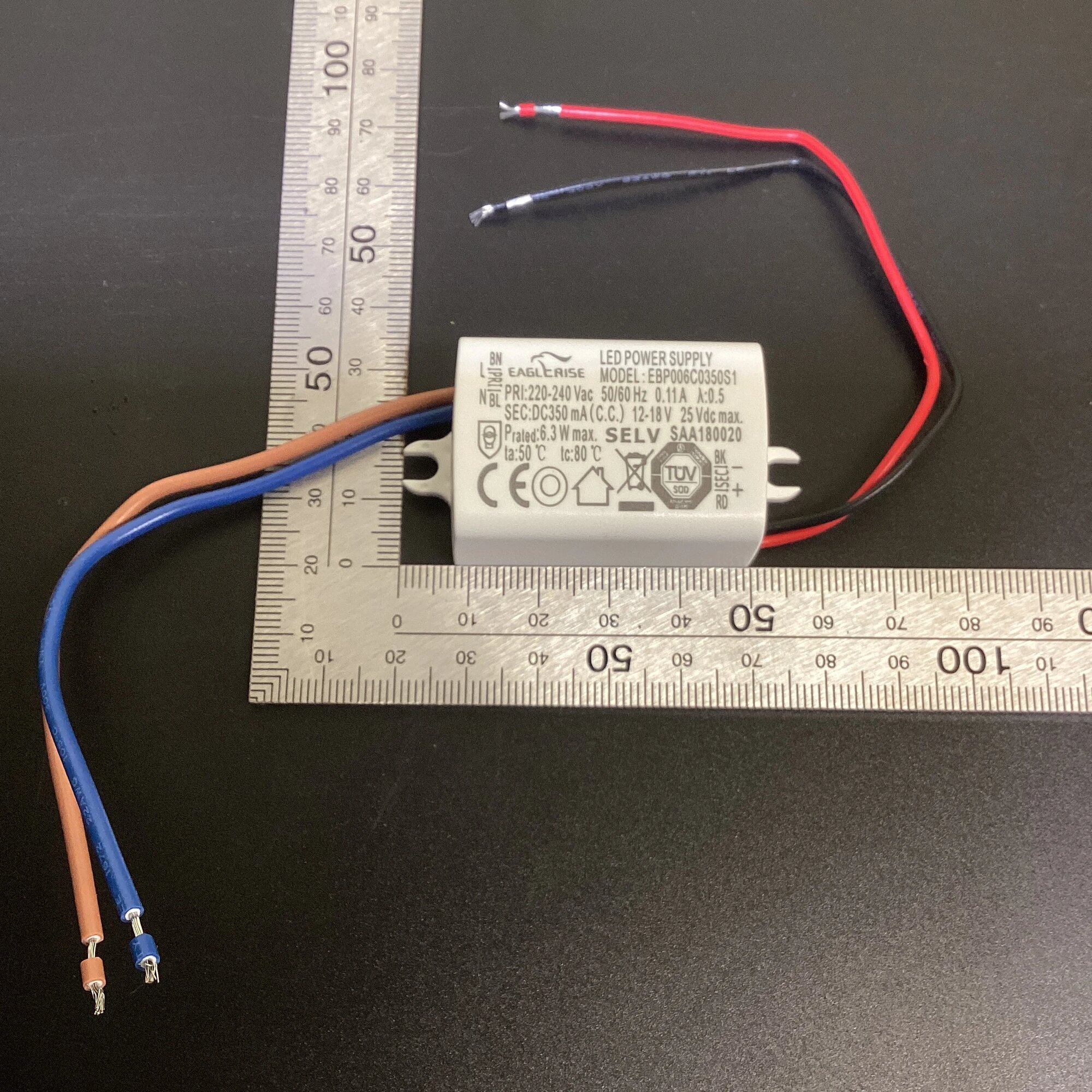 Трансформатор освещения EBP003C0350SS 350 мА 28 В 6.3W 350mA 12-18V Input AC100-240V 1 PCS