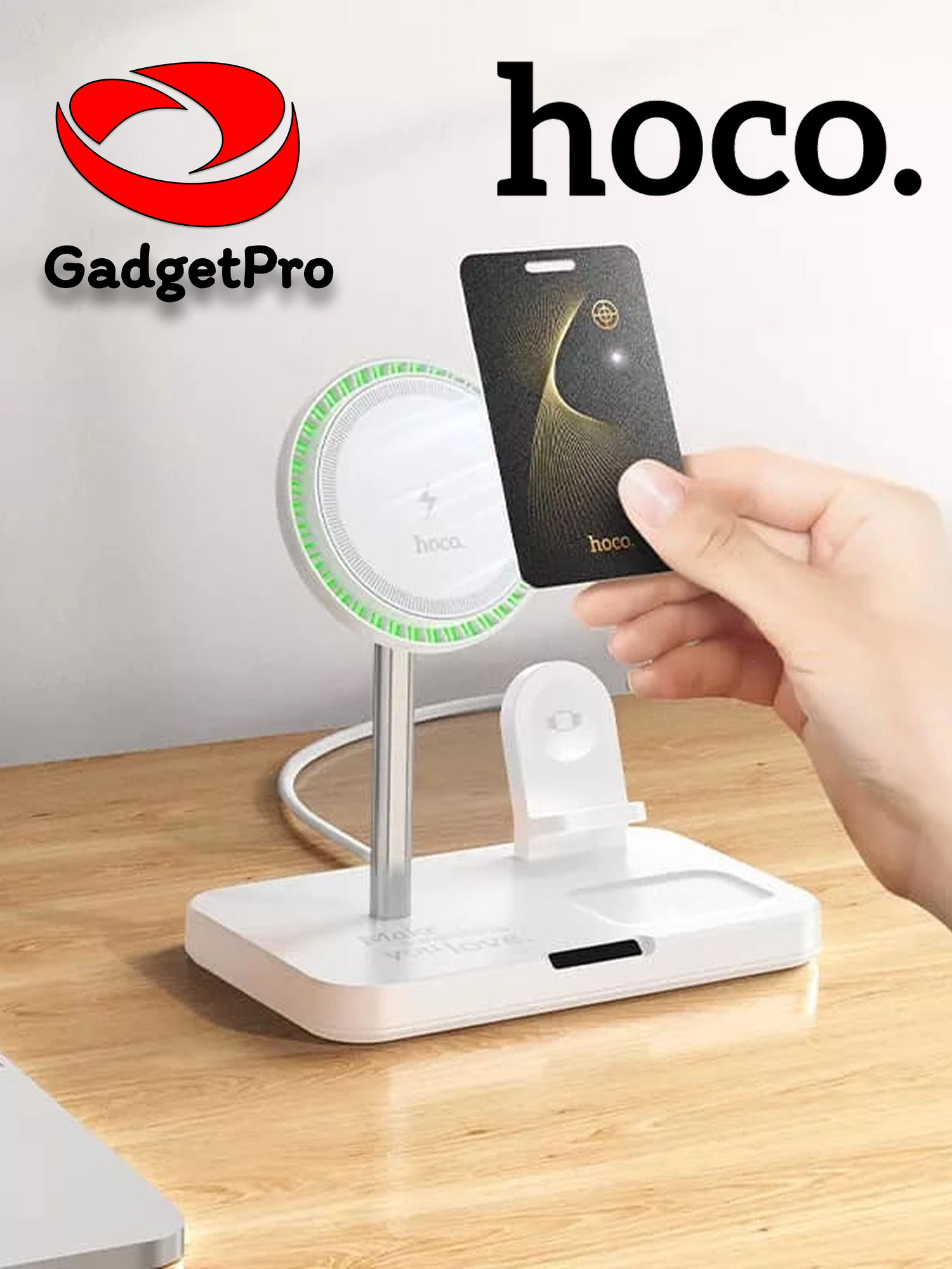 Портативный GPS-трекер Hoco E92 с поддержкой Apple Find My, для iOS 14.5+, белый