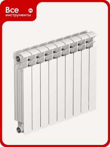 Изображение товара Биметаллический радиатор RIFAR BASE 500 09 секц. бок. R-BA-500-09 для радиатора межсекционная
