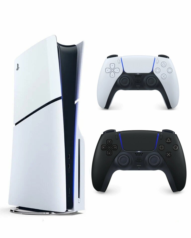 Игровая приставка Sony PlayStation 5 Slim с дисководом 1000 ГБ SSD без игр белый