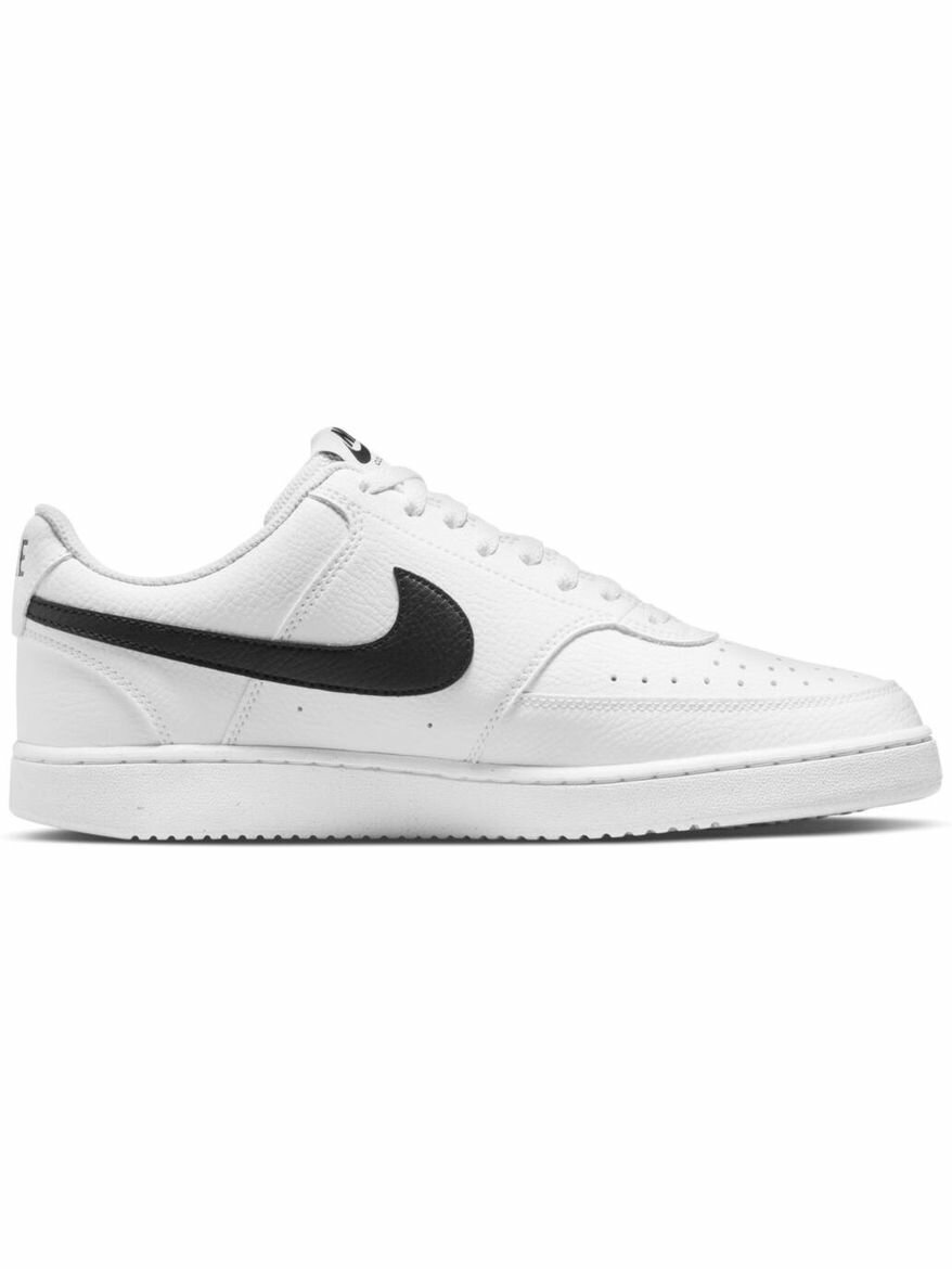 Кеды NIKE Court Vision Low Next Nature, полнота F, размер 8 US, белый, черный — фото 1